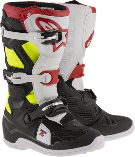 Miniatura 14 de Alpinestars Botas Tech 7S Unisex Juveniles Negro/Plata/Blanco/Oro