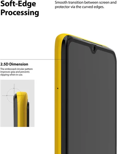 Miniatura 5 de Ringke Protector de pantalla invisible diseñado para Xiaomi Poco M3 Protector de pantalla Ultimate Clear Shield, calidad de alta definición (HD)