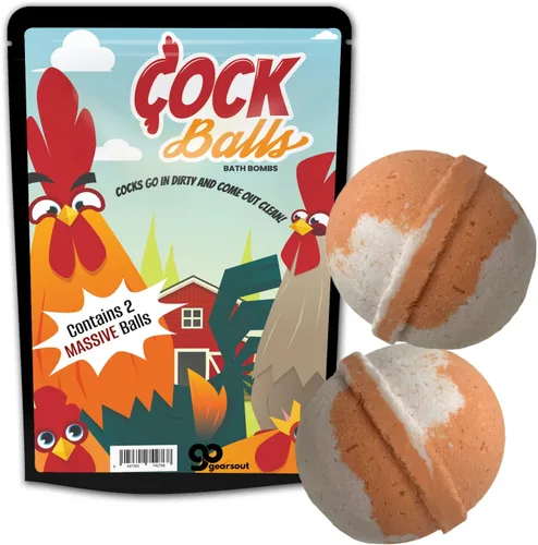 Bolas de baño de gallo – Divertidos regalos de gallo para los amantes de los pollos – Bombas de baño gigantes para adultos – Regalo de pollo