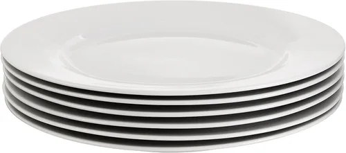 Miniatura 4 de AmazonBasics – Juego de 6 platos planos