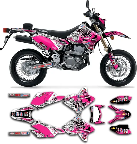 Miniatura 7 de Kit de calcomanías personalizadas para Suzuki DRZ400 E / DRZ400 Enduro / DRZ400E / DR-Z400E / DRZ400 EN 1999-2024, SZDRSE9919003-KO