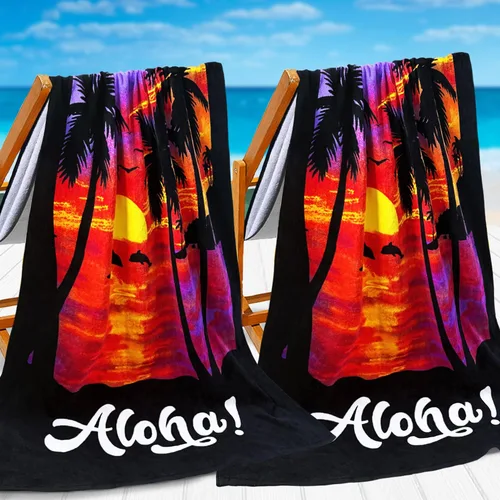 Miniatura 13 de VOOVA & MOVAS Toallas de playa redondas con borlas, manta bohemia extra grande de 59 pulgadas - 100% algodón De gran tamaño Tapete suave, negro