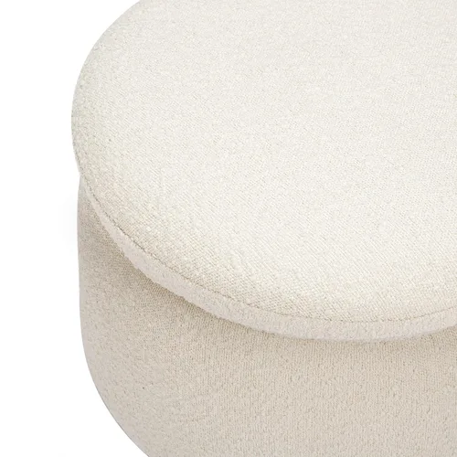 Miniatura 8 de Babyletto Enoki - Otomana de almacenamiento en ramo de marfil, oro Greenguard y certificado CertiPUR-US