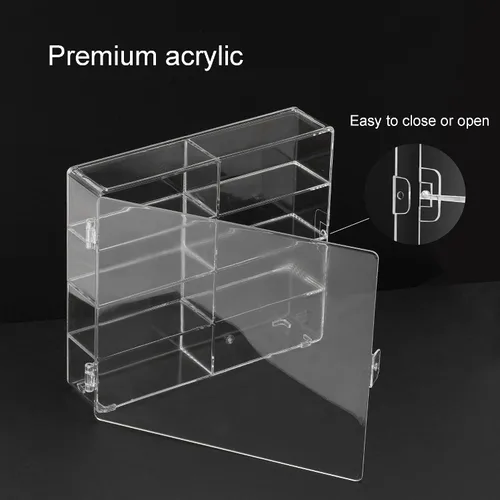 Miniatura 5 de Vitrina acrílica para autos de juguete y autos de caja de cerillas - 32 ranuras (extra grande)