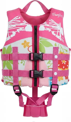 Miniatura 8 de Boglia Chaleco de natación para niños y niñas, 20-30-40-50-60-70-80lbs con correa de seguridad ajustable