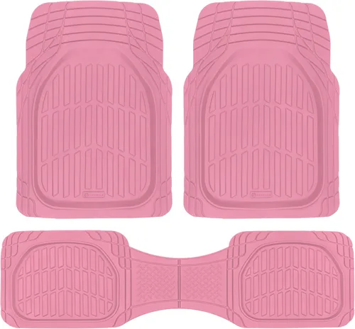 Miniatura 12 de Carbella Alfombrillas de Piso Automotrices para Autos, 2 Piezas Alfombrillas de Piso para Auto Gris Translúcido, Recortables para Ajustar Todo Clima