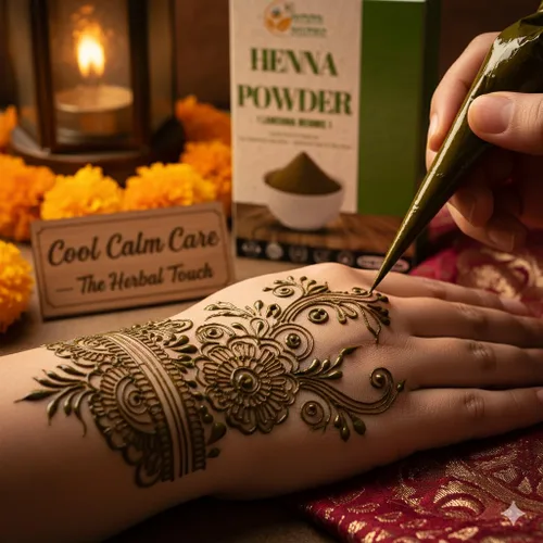 Miniatura 5 de Herbs Botanica Henna en polvo 100% pura y natural para tinte para el cabello y cuidado natural del cabello - Polvo de inermis Lawsonia finamente