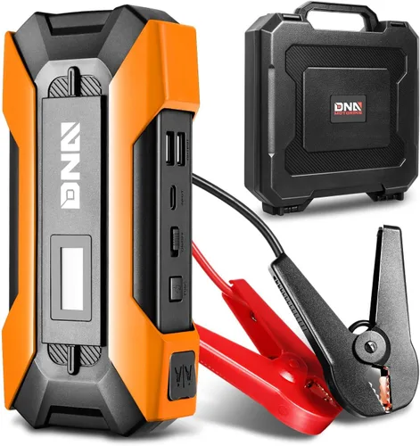 Miniatura 18 de DNA MOTORING 12V 1500A 15000 mAh Arrancador de batería portátil para auto, paquete de cargadores de batería, caja de puente, para hasta 7.0L de gas