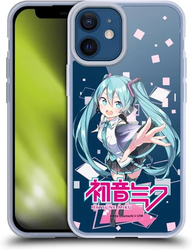 Miniatura 144 de Head Case Designs Licencia Oficial Hatsune Miku Gráficos Lindos Carcasa de Gel [Protección de Grado Militar] Compatible con Apple iPhone 7