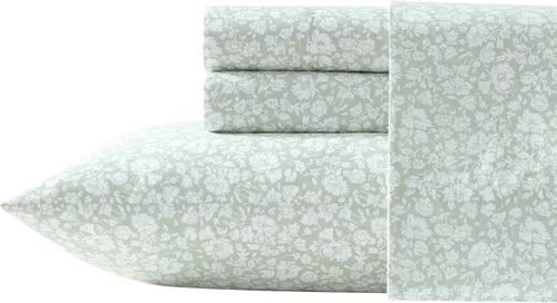 Miniatura 47 de Laura Ashley - Sábanas King, Juego de Ropa de Cama de Percal de Algodón, Ligero y Transpirable para el Hogar (Emogene Naranja Quemado, King)