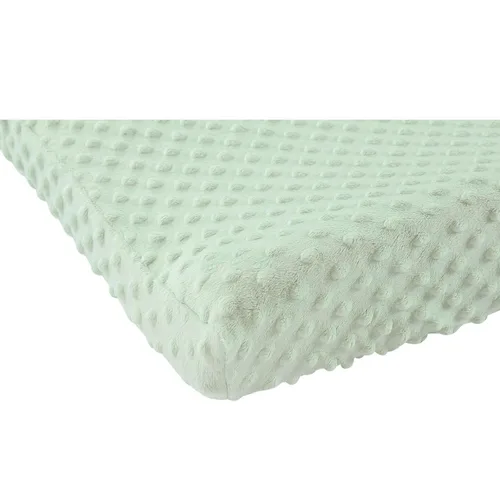 Miniatura 4 de Funda para cambiador de bebé, súper suave, con lunares Minky para bebés, niñas y niños, ultra cómoda, segura para bebés, se ajusta a almohadillas