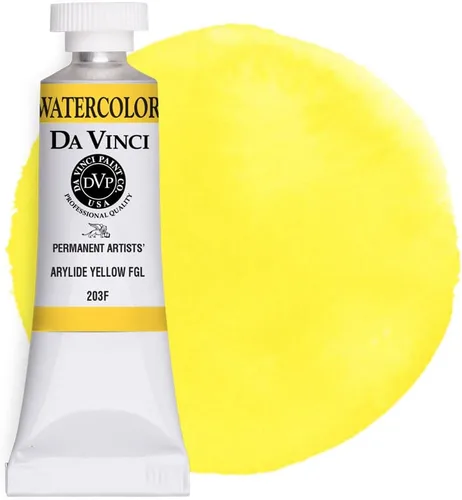 Miniatura 101 de DA VINCI PAINTS Pintura de acuarela para artista profesional, Gamboge (tono), 0.5 fl oz