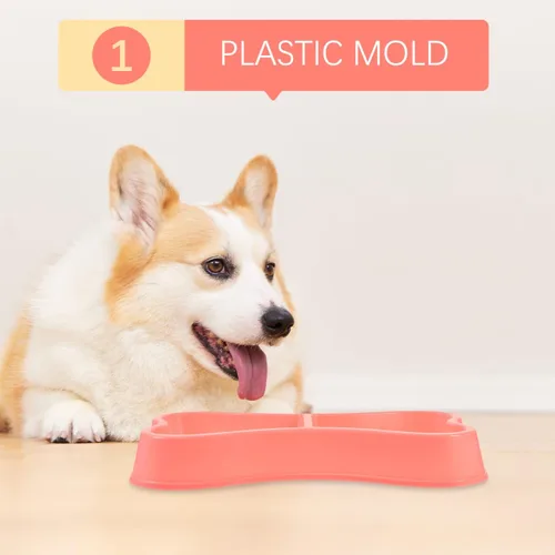Miniatura 2 de Molde de pastel de cumpleaños para perros, molde de pastel de forma de plástico, 8 pulgadas