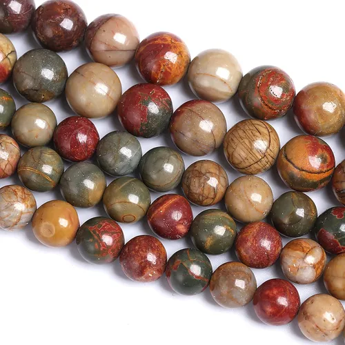 Miniatura 24 de 12MM 31 piezas de cuentas de cloisonné verdes, cuentas sueltas redondas para hacer joyas, pulseras DIY