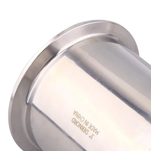 Miniatura 5 de DERNORD Tubo de carrete sanitario con extremos de abrazadera, tubo redondo sin costura de acero inoxidable 304 con brida de virola de triple