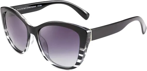 Miniatura 2 de FEISEDY Gafas de sol polarizadas vintage para mujer, estilo Jackie O Cat Eye B2451