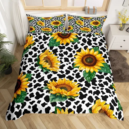 Miniatura 29 de Erosebridal Juego de ropa de cama con diseño de galaxia tamaño matrimonial, diseño de atrapasueños con temática bohemia, juego de funda de edredón