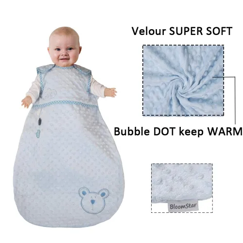 Miniatura 4 de Saco de dormir para bebé, saco de dormir para bebés de 3 a 6 meses, sin mangas, 9M, manta de transición para recién nacido, saco de transición