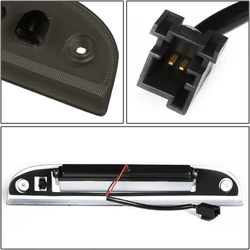Miniatura 4 de DNA MOTORING 3BL-FEXP02-LED-BK-SM - Tercera luz de freno LED de montaje alto con carcasa negra