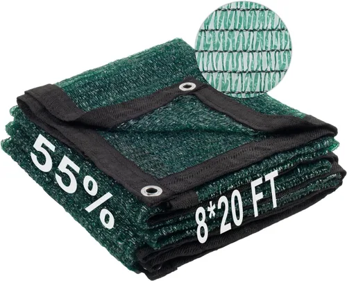 Miniatura 60 de LOVE STORY 6.5 x 6.5 pies, 40% de tela negra para sombra con ojales, malla de malla para jardín, cubierta de plantas, invernadero y patio