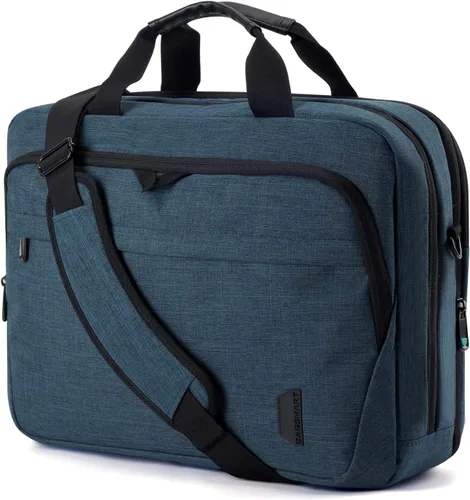 Miniatura 9 de BAGSMART Bolsa para laptop, maletín de 15.6 pulgadas para hombres, bolsa de computadora con cerradura para trabajo, bolsa de hombro estilo bandolera