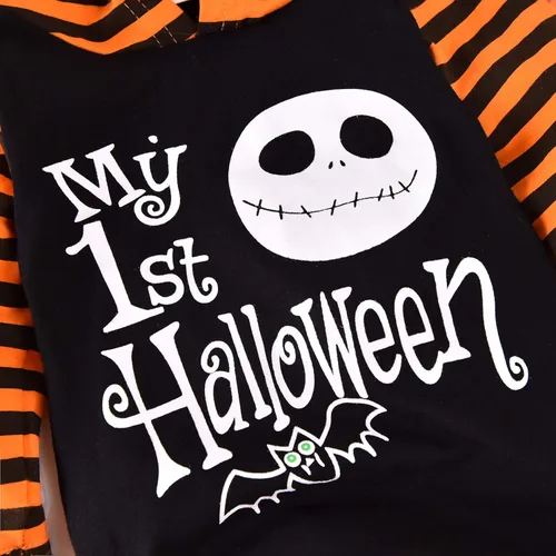 Miniatura 4 de Aalizzwell Mameluco de una pieza con capucha para bebé, para Halloween, para niños y niñas