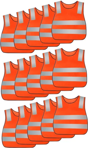 Miniatura 11 de AIEOE Kids High Visibility Safety Vest Reflective Running Lightweight Traffic Walking Breathable Construction Vest