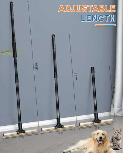 Miniatura 5 de Paquete de 3 removedores de pelo de perros, removedor portátil de pelo de perros y gatos, removedor de pelo de mascotas reutilizable, raspador