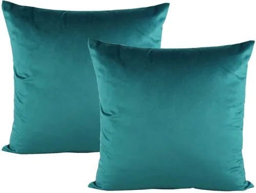 Miniatura 16 de Fundas de almohada de terciopelo de 16 x 16 pulgadas, color negro, fundas de almohada decorativas para sofá, fundas de almohada suaves, sólidas