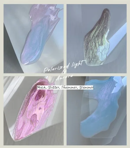 Miniatura 3 de PINNI - Esmalte de uñas de gel de concha con purpurina para manicura semipermanente UV LED, esmalte de uñas de gel brillante polarizado, 13
