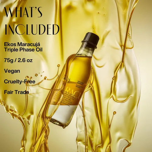 Miniatura 5 de Natura - Aceite corporal de triple fase de maracuyá – Hidratante de aceite de maracuyá para una piel suave y radiante, cuidado vegano de la piel