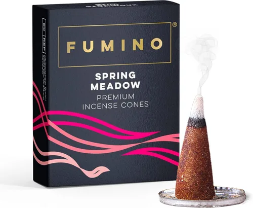 Miniatura 21 de Fumino® Conos de incienso fresco Autumn Breeze 20 por caja, fragancia Masala Agarbatti Joss para relajación y meditación, decoración del hogar