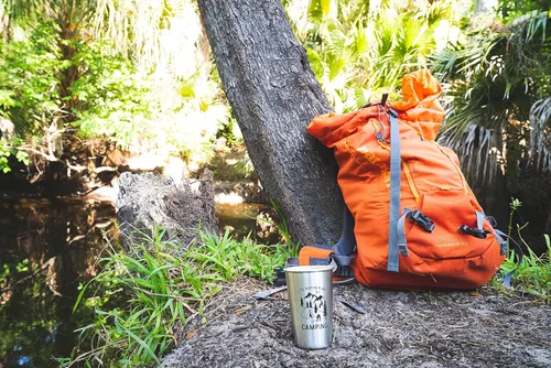 Miniatura 5 de Taza de acero inoxidable Rather Be Camping (16 onzas) – Taza de regalo divertida para hombres al aire libre – Regalo de casa rodante, idea