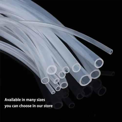 Miniatura 4 de Hooshing - Tubo de silicona de 3 mm ID x 4 mm OD de 3 m de grado alimenticio de alta temperatura, tubo de goma de silicona flexible de plástico