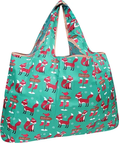 Miniatura 23 de allydrew - Bolsa grande plegable de nailon, reutilizable para compras