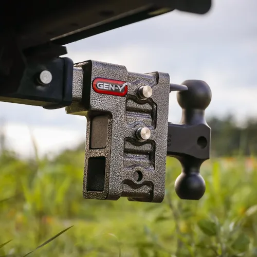 Miniatura 10 de GEN-Y Hitch Enganche de remolque para receptor de 2.5 pulgadas Caída de 6 pulgadas - 3 posiciones ajustables Capacidad de remolque de 21 k