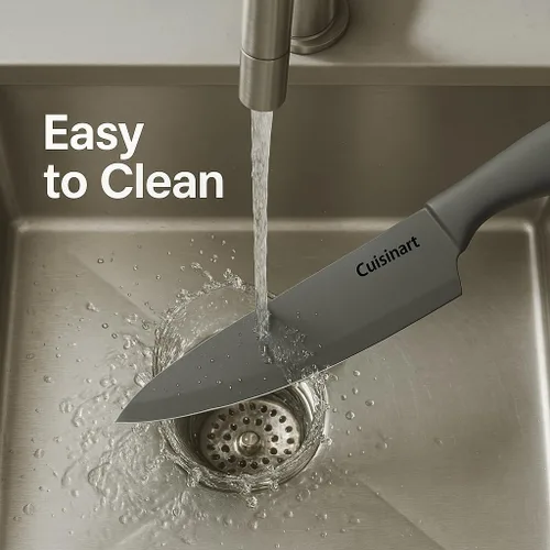Miniatura 3 de Cuisinart Advantage C55-12PCG - Juego de cuchillos grises de 12 piezas con protectores de hoja