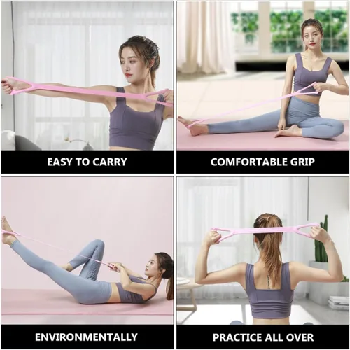 Miniatura 7 de Cabilock Juego de bandas de resistencia para gimnasio en casa, bandas de fitness con escultura de glúteos y resistencia a las sentadillas