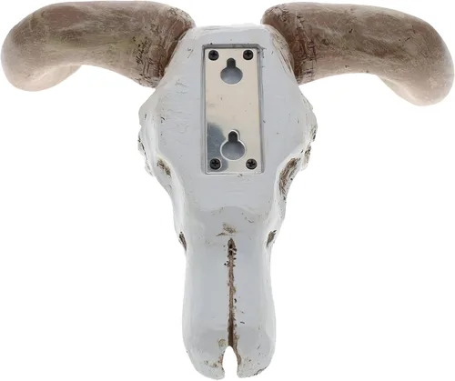 Miniatura 5 de Soporte de papel higiénico de pared con calavera de toro/vaca - Decoración rústica de baño occidental