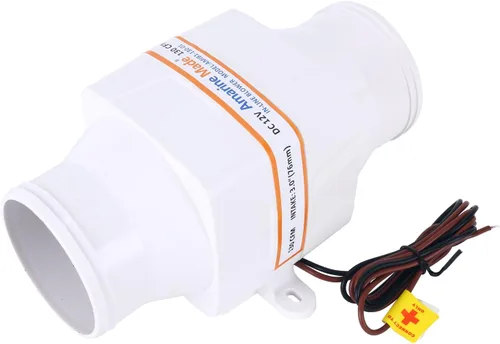 Amarine Made Marine Boat 12v eléctrico en línea ventilador de aire de sentina ventilador de motor de barco sopladores de motor de cabina marina