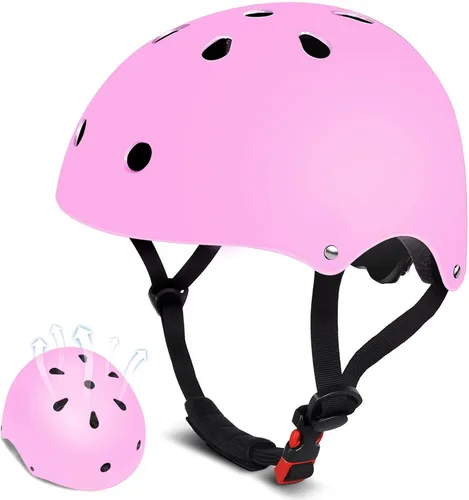 Miniatura 16 de Casco de bicicleta para niños de 2-3-5-8-14 años para niñas, niños, niños pequeños, niños y jóvenes, casco de bicicleta para niños pequeños