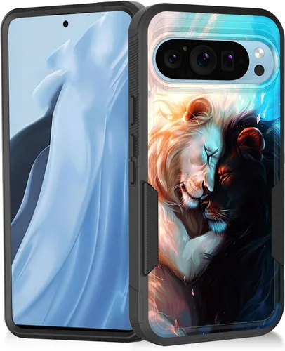 Miniatura 80 de Funda para Pixel 7a, resistente de doble capa híbrida de policarbonato duro de goma suave a prueba de golpes para Google Pixel 7A 6.1 pulgadas