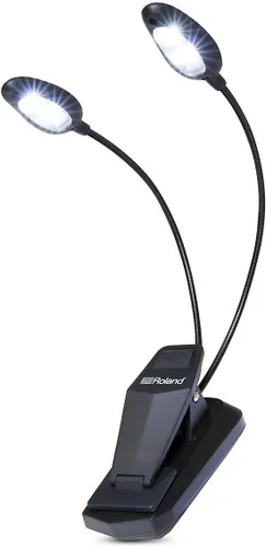 Miniatura 2 de Roland Luz de soporte de música de doble cabezal de 4 LED, cálida (LCL-15W)