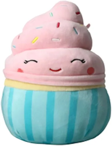 Miniatura 23 de Squishmallow - Almohada coleccionable oficial de Kellytoy Food Squad Postre, colección de animales suaves (8 pulgadas, hongo rosa Randall)