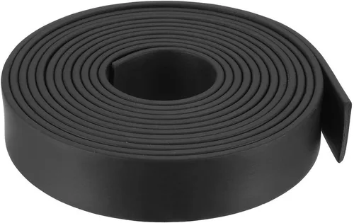 Miniatura 51 de uxcell Tira de sello de goma rectangular maciza, 0.197 in de ancho, 0.118 in de grosor, 3.3 ft de largo, color negro