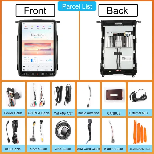 Miniatura 3 de 14.4 pulgadas Qualcomm Android 11 Radio de coche para Ford F150 F-150 2013 2014 actualización estéreo Tesla estilo Dash IPS pantalla táctil Android