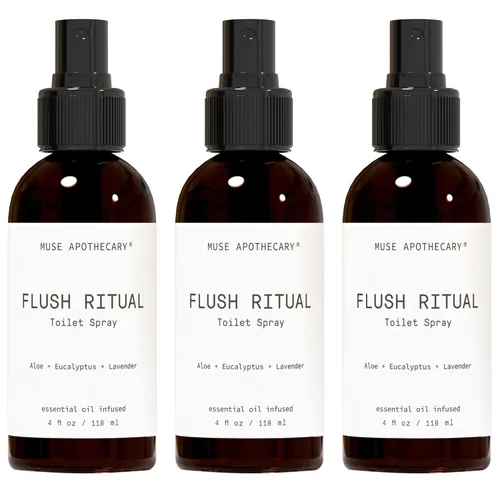 Miniatura 43 de Muse Apothecary Flush Ritual - Aerosol para inodoro aromático y refrescante, usar antes de ir, 2 onzas, infundido con aceites esenciales naturales