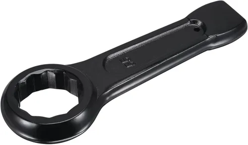 Miniatura 19 de uxcell Llave tipo anillo de extremo de caja de 0.866 in, herramienta de mano de llave de cabeza única de acero de alta resistencia