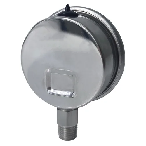 Miniatura 3 de HFS (R) -30 inHg-0-150 psi Manómetro de vacío relleno de líquido de glicerina, tamaño de dial de 2.5", montaje inferior NPT de 1/4", caja y conector