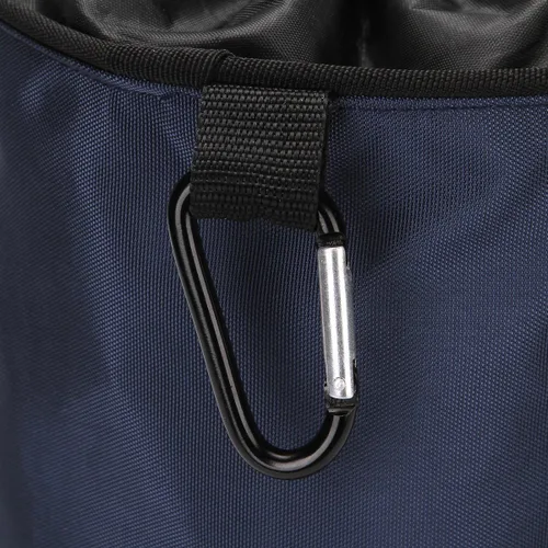 Miniatura 5 de Pinzas para la ropa colgante, organizador de clavijas, bolsas de almacenamiento, a prueba de polvo (azul marino)